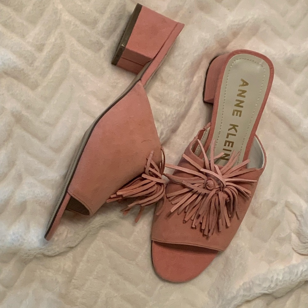 Anne Klein Women’s Salome Suede Heeled Sandal